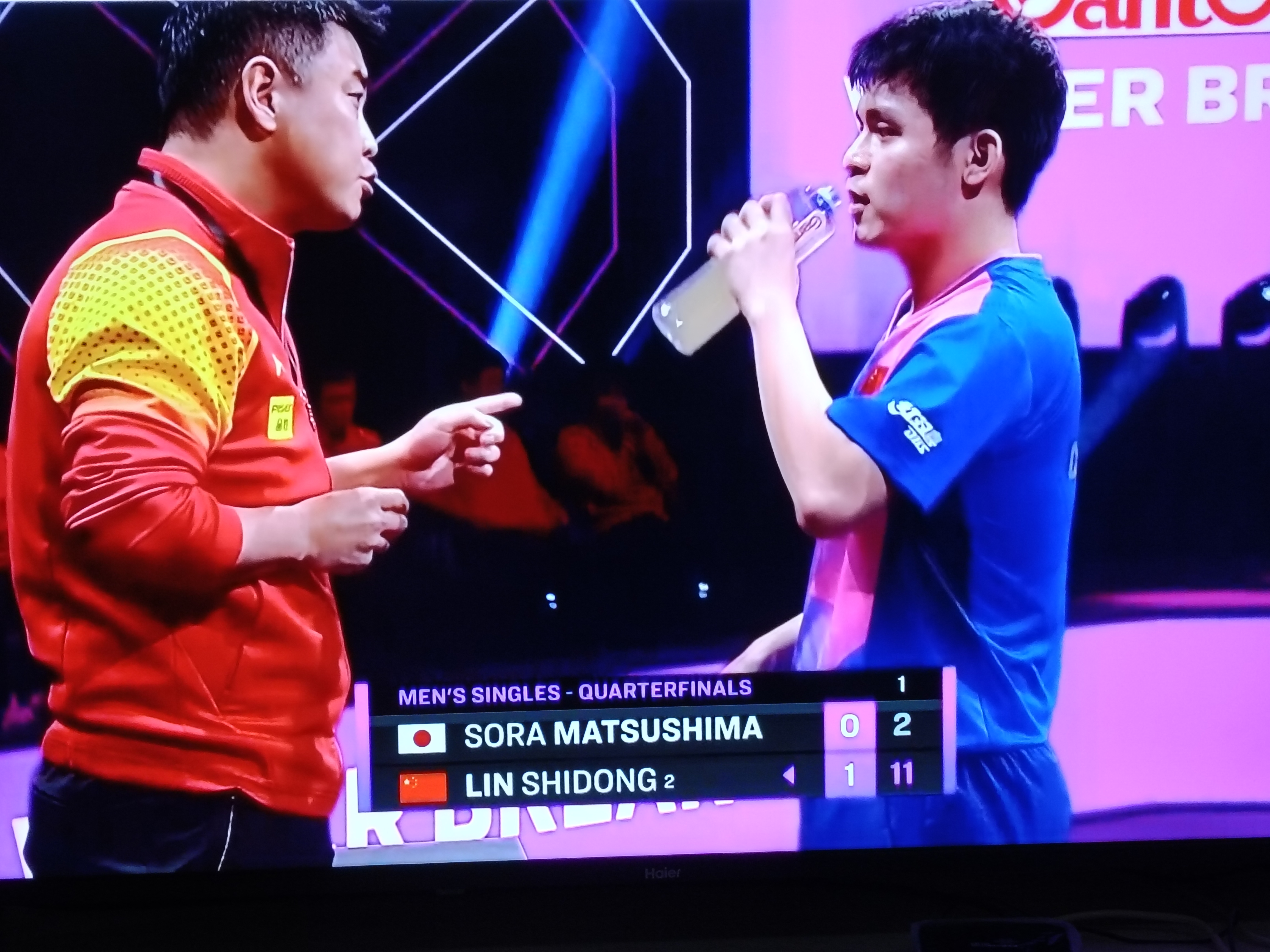 韩国乒乓球队横扫波兰乒乓球队，张继科统治全场的简单介绍